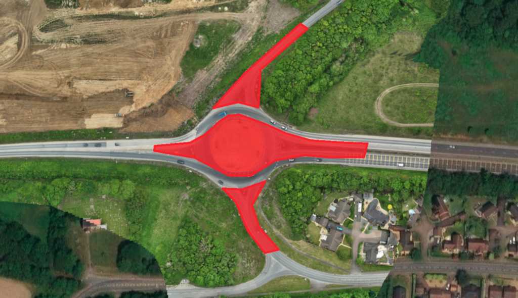 Easton Roundabout phase 2