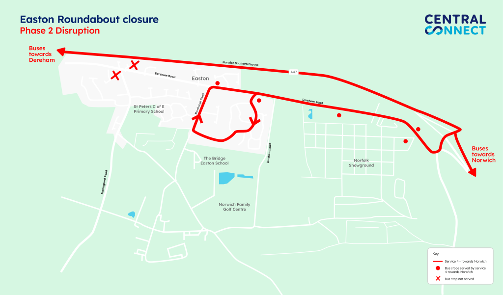 Phase 2 diversion map