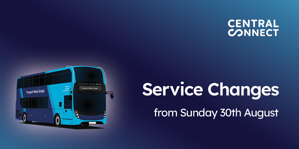 Service Changes, Sun 30th Aug